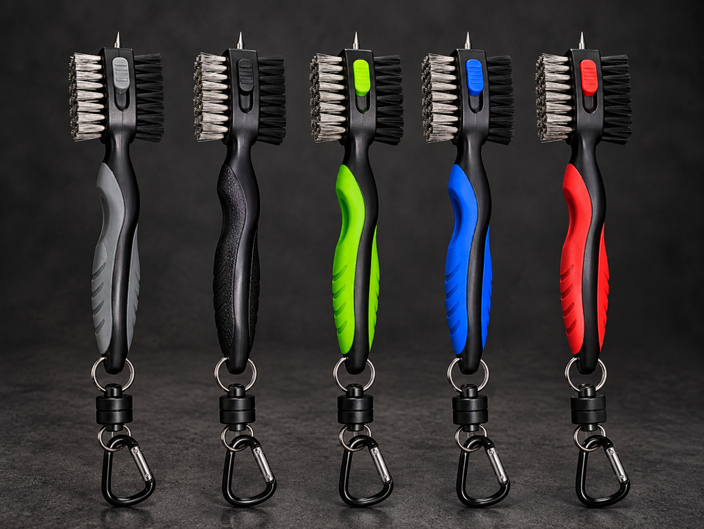 Golf club brush