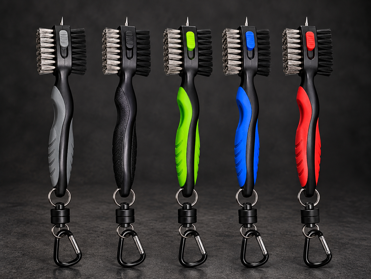 Golf club brush