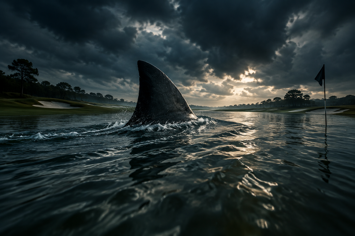 Shark Fin Flooded Fairway Hero